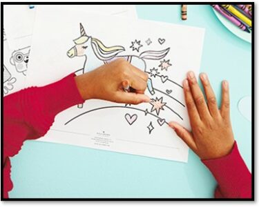 kids hands coloring